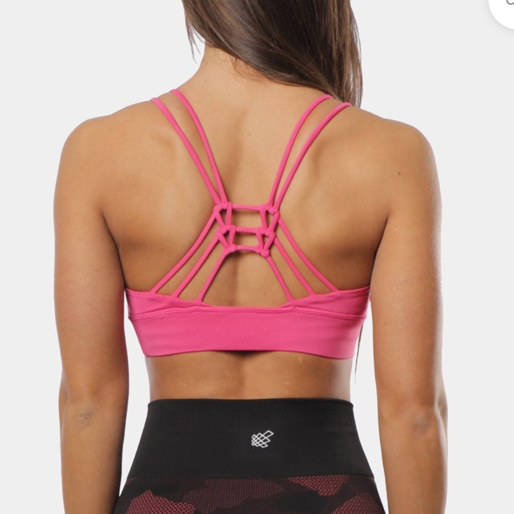 Pink Lola sports bra